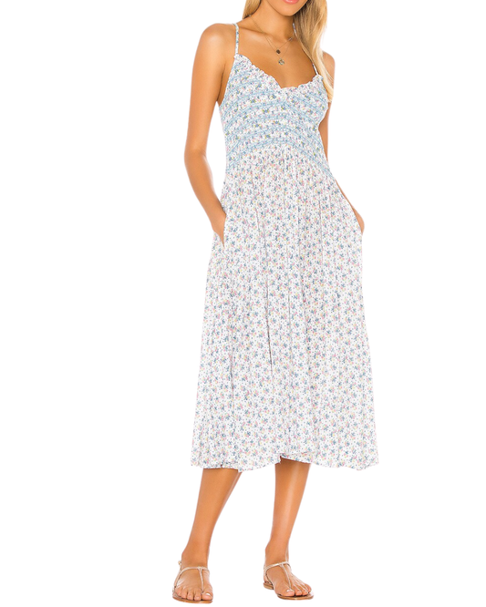 Loveshackfancy Canyon Dress Vista Blue