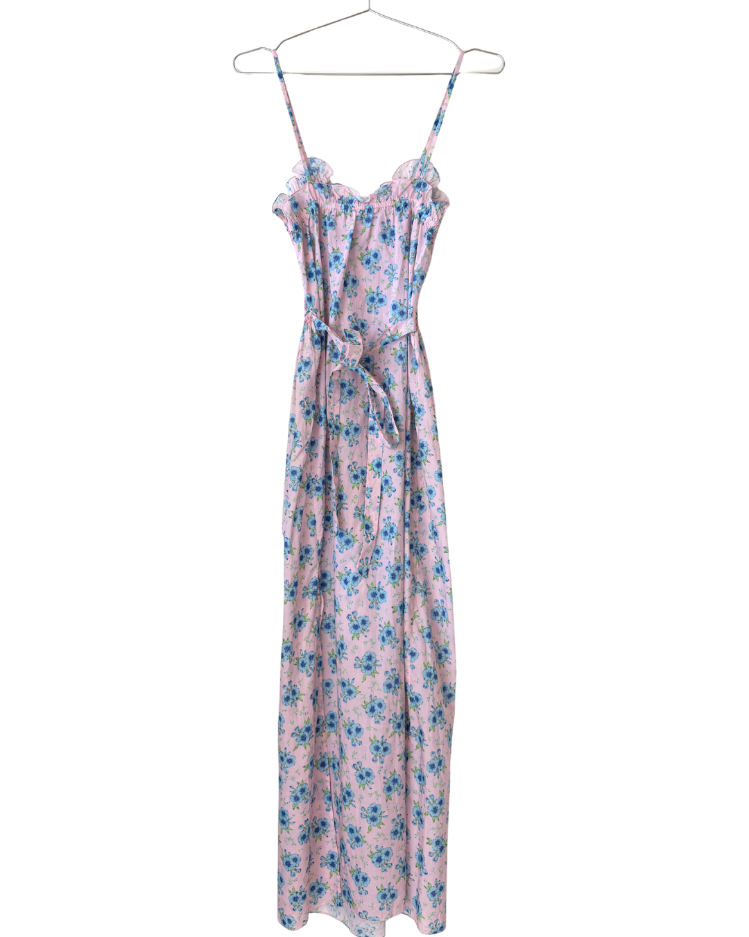 Loretta Caponi Cotton Floral Midi Dress
