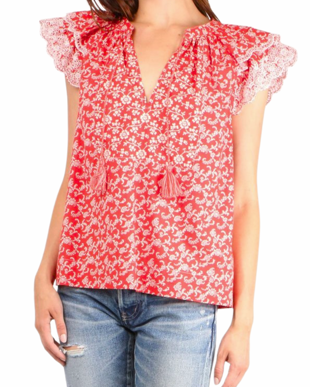 Ulla Johnson Red Elm Cotton Blouse