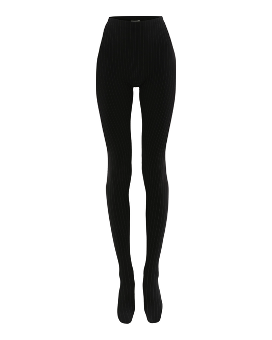 Cultnaked Black Pinstripe Tights