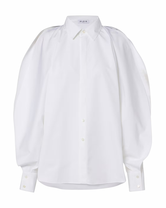 Alaia White Cotton Shirt