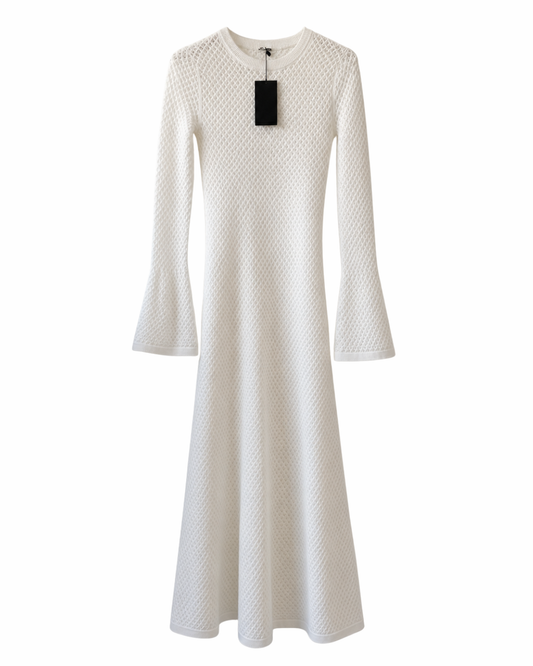 Dodo Bar Or Cream Knit Liza Beach Maxi Dress