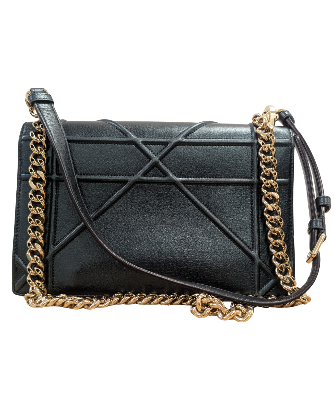 Christian Dior Diorama Bag Metallic Green