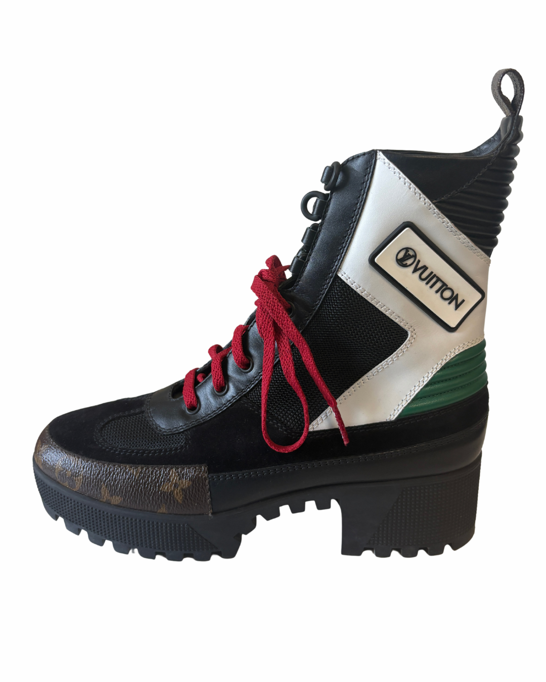 Louis Vuitton Monogram Combat Boots