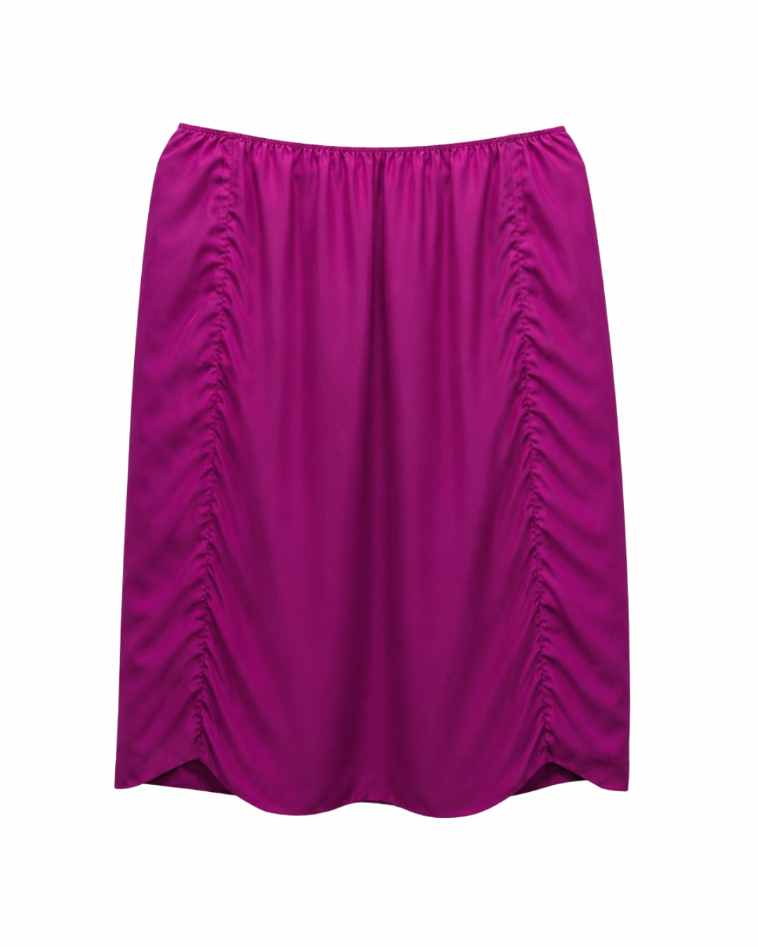 Lanvin Pink Silk Skirt