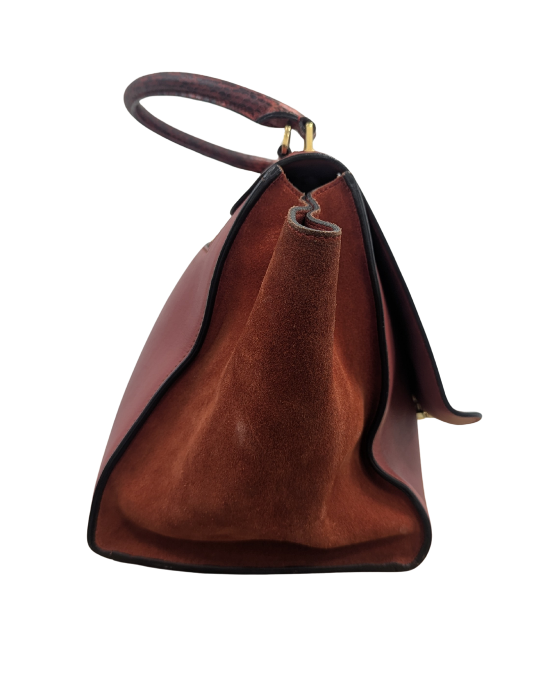 Celine Red Trapeze Bag