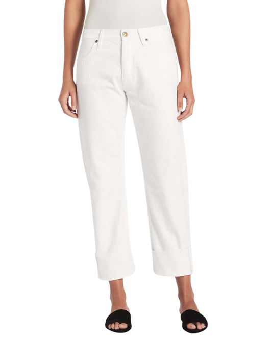 MIH The Phoebe Slim White Jeans