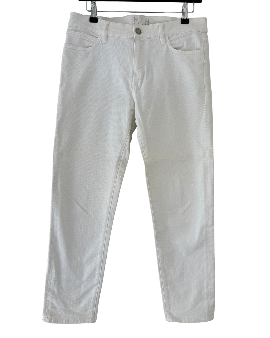 MIH The Phoebe Slim White Jeans