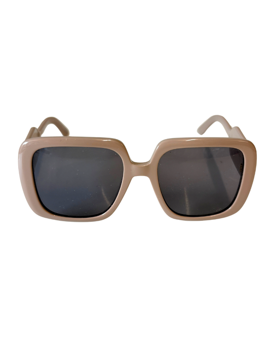 Christian Dior Nude Pink Oversized Sunglasses