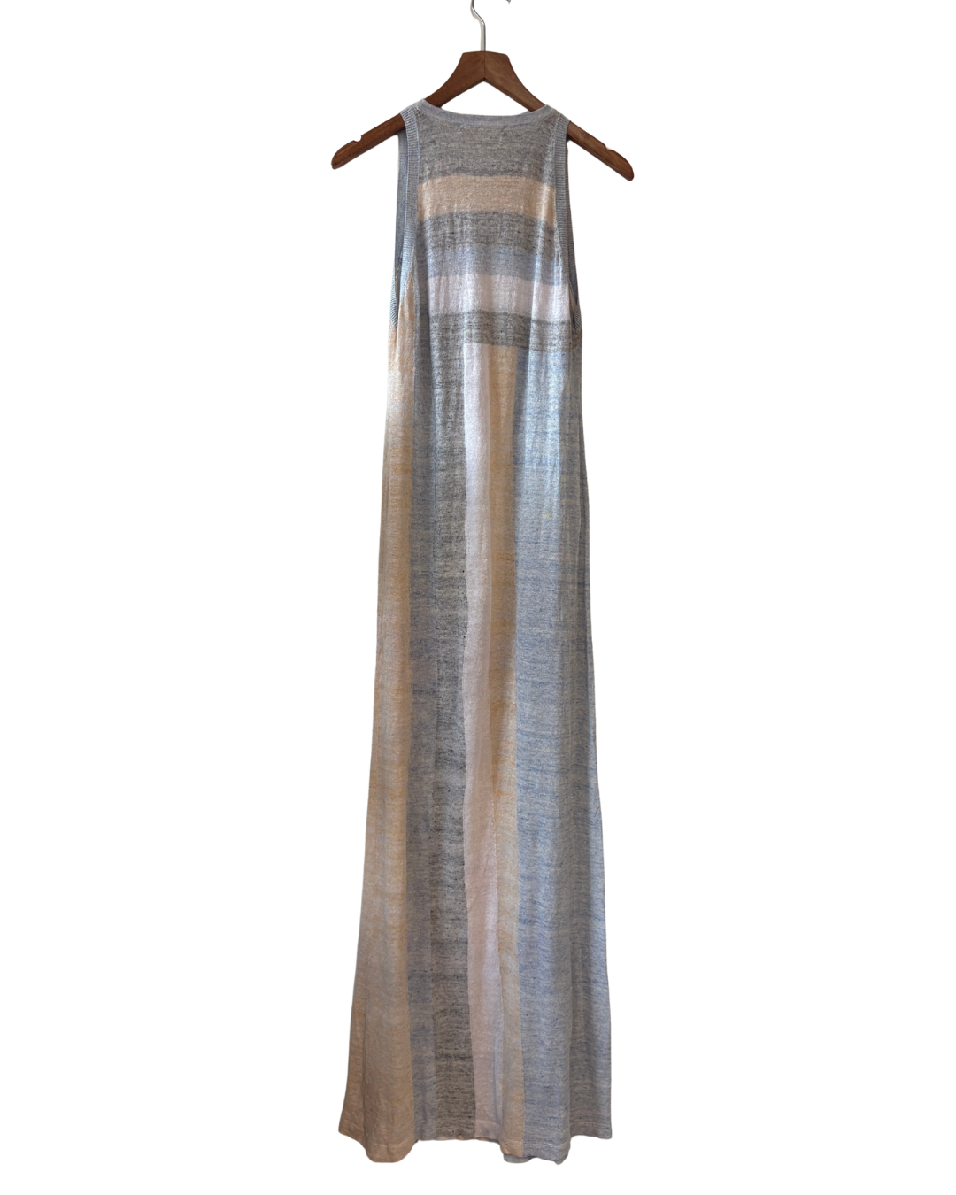 Derek Lam Blue Sleeveless Knit Maxi Dress