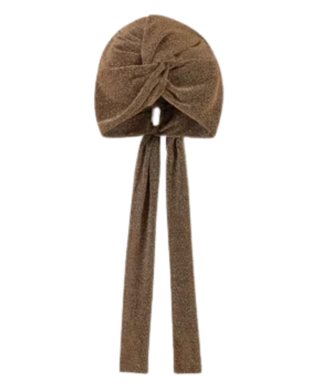 Oseree Gold Metallic Hair Turban