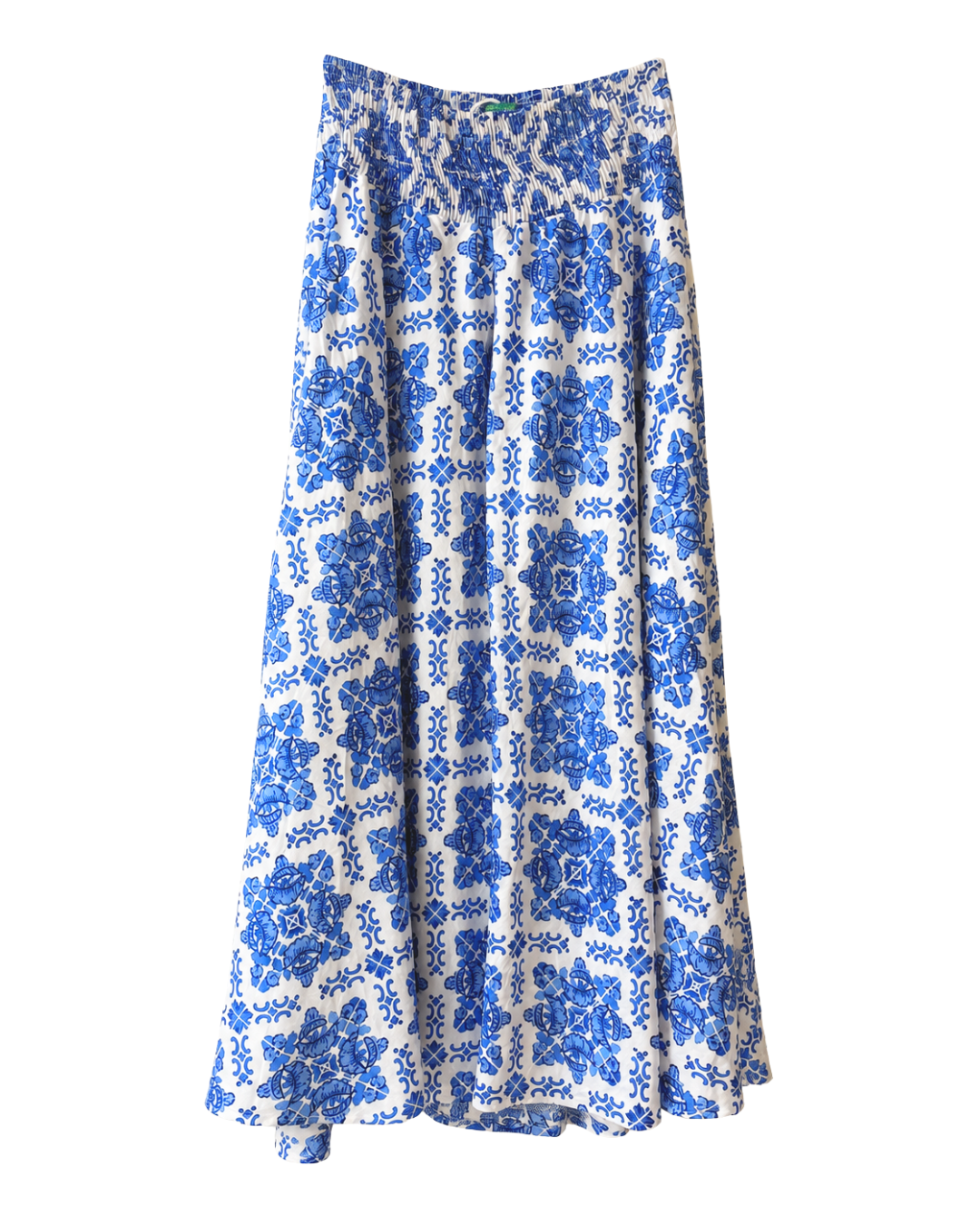 Antica Sartoria Blue and White Skirt