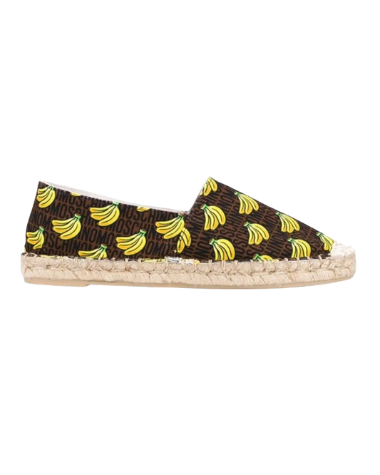 Moschino Brown Bananas Espadrilles