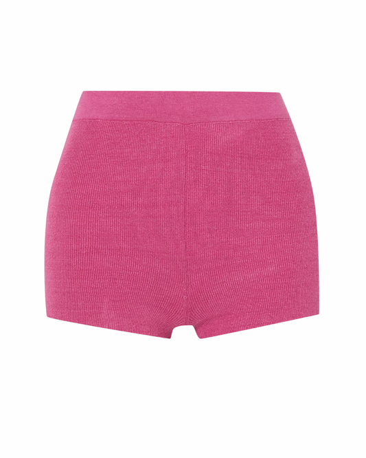 Jacquemus Pink Knit Hotpants