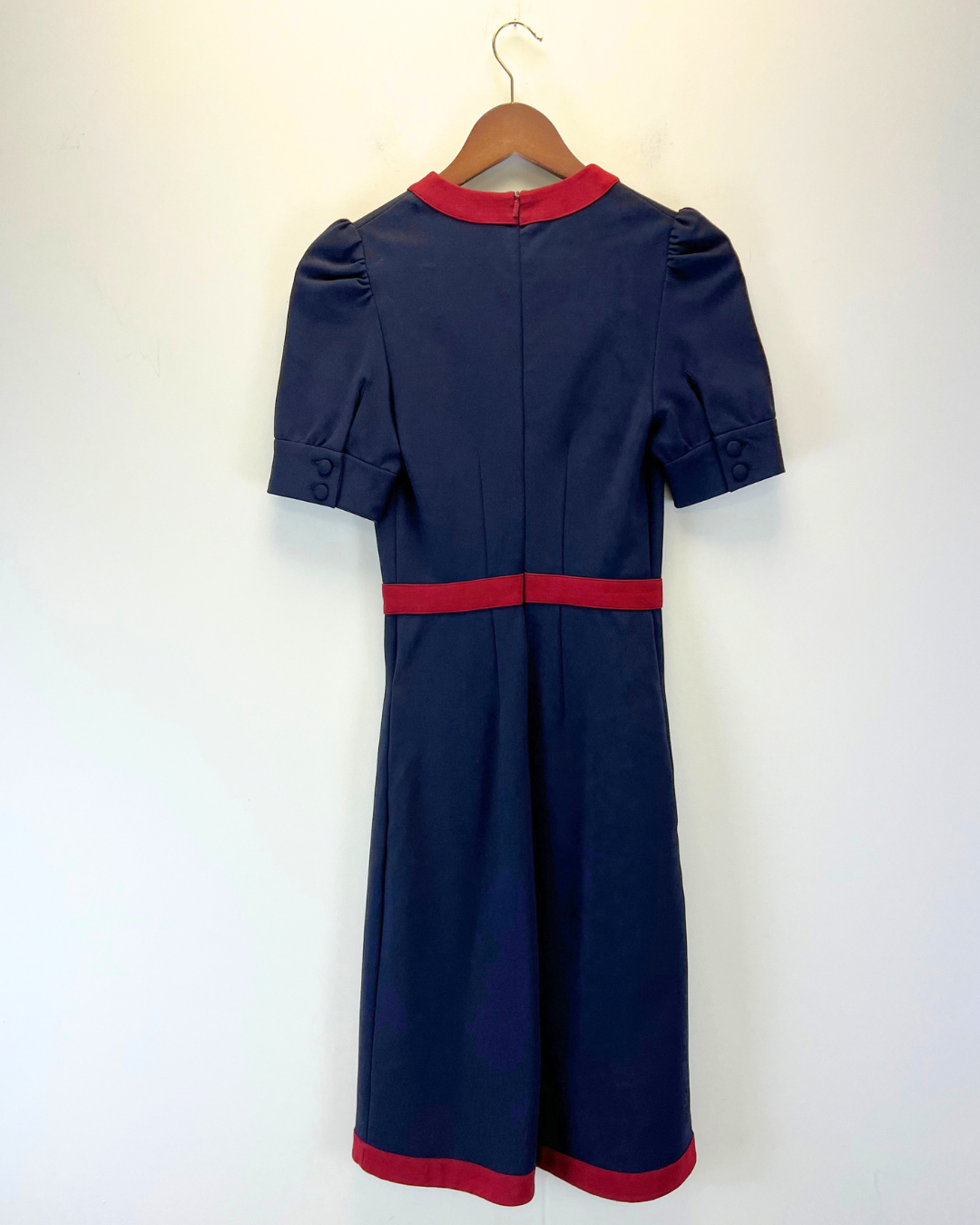 Gucci Navy Blue Buckle Dress