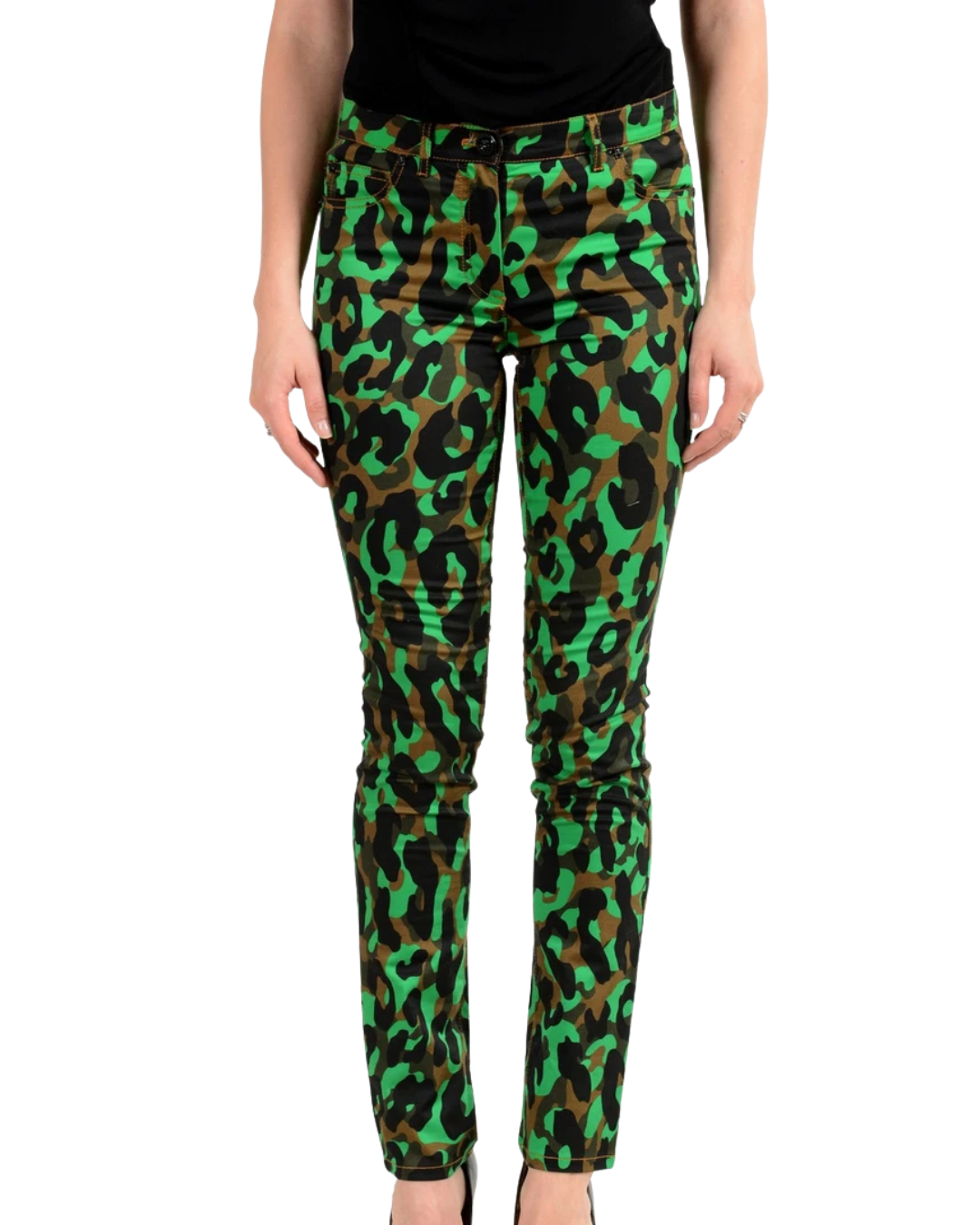 Versace Green Camo Jeans