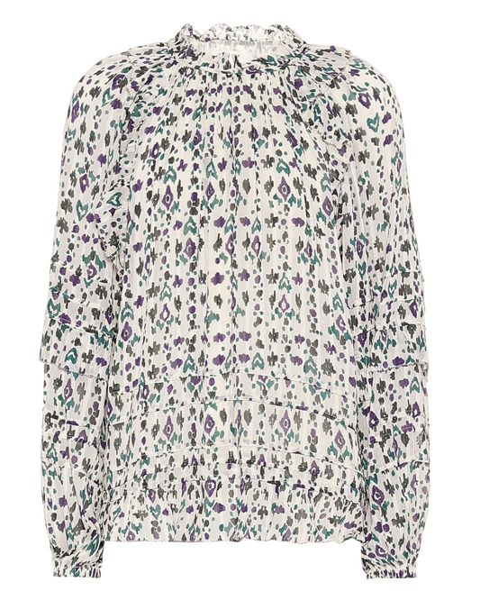 Isabel Marant Eyden Floral Print Blouse