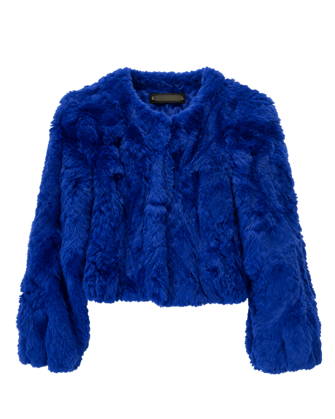 Lou Andrea Blue Fur Coat