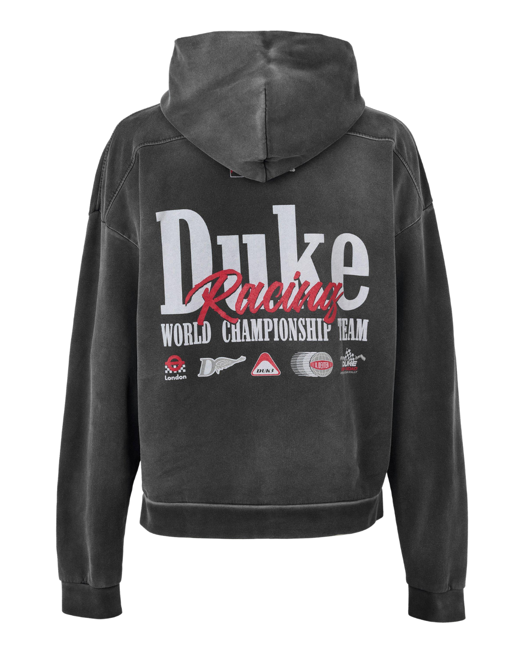 Duke and Dexter Washed Black Hoodie