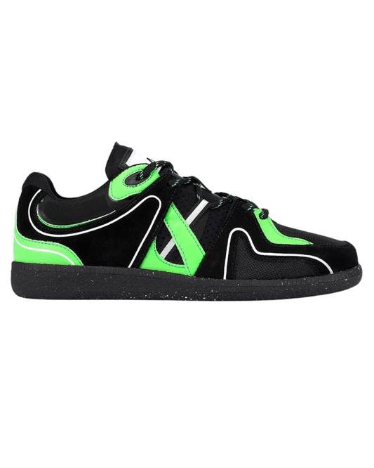 Ganni Black and Green Trainers