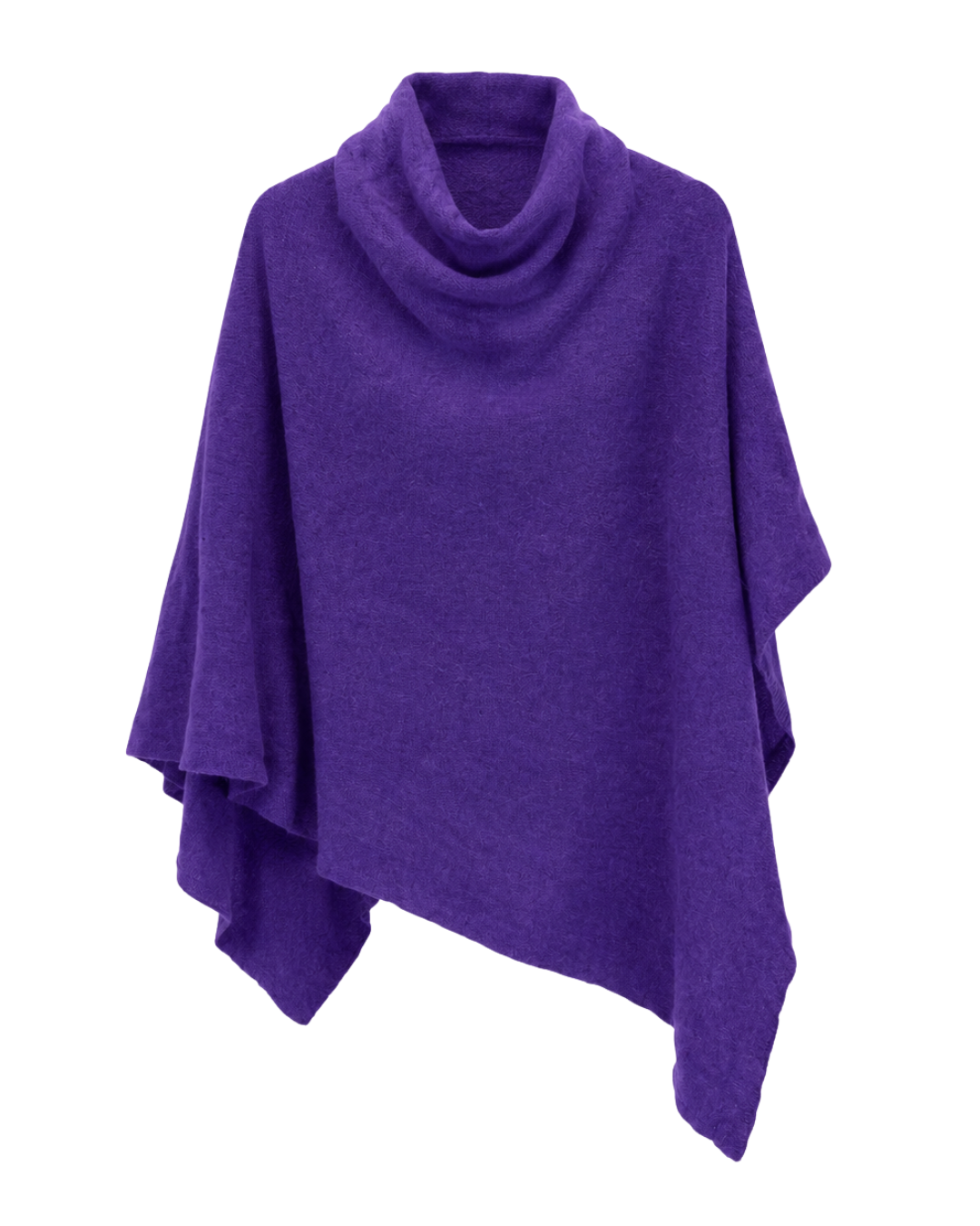 Silva Cashmere Purple Poncho