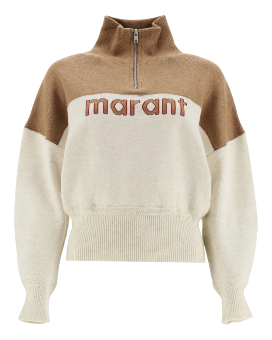 Isabel Marant Logo Half Zip Sweater