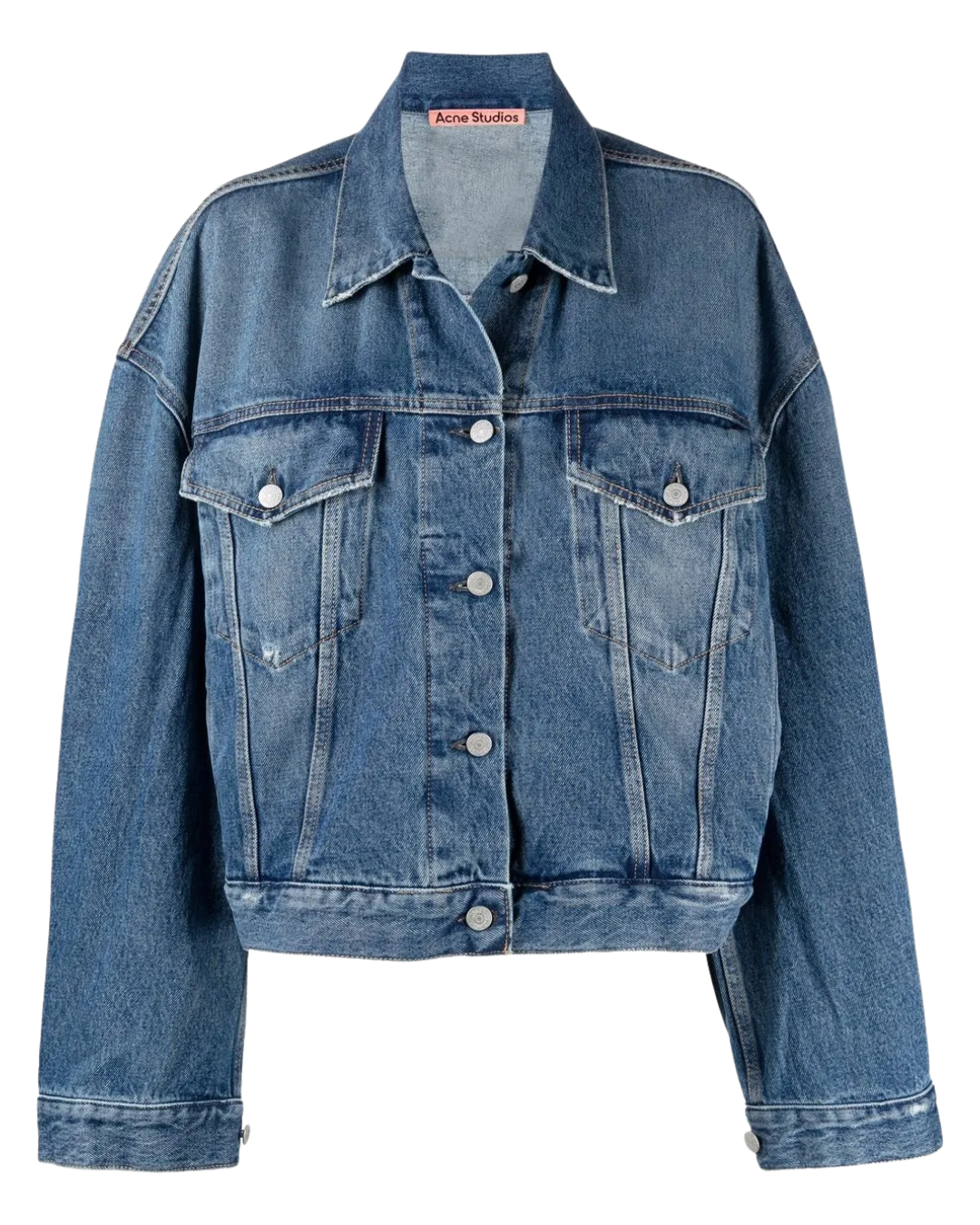 Acne Studios Blue Denim Oversized Jacket