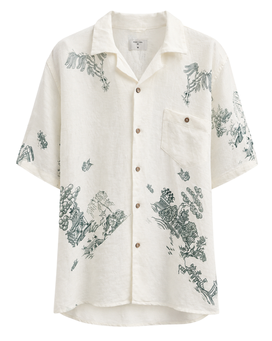 Percival Cream Linen Shirt