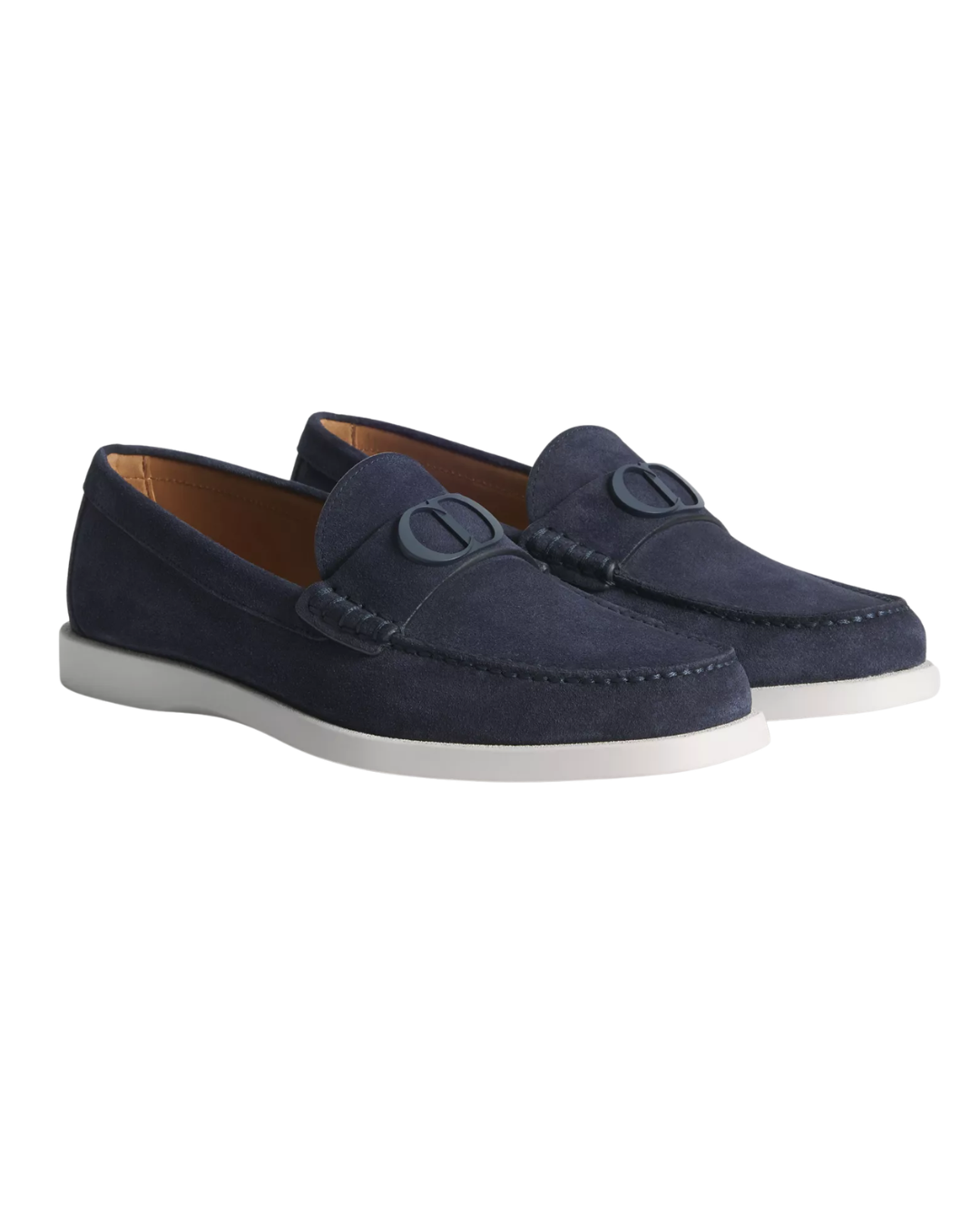 Dior Navy Blue Granville Buckle Loafer