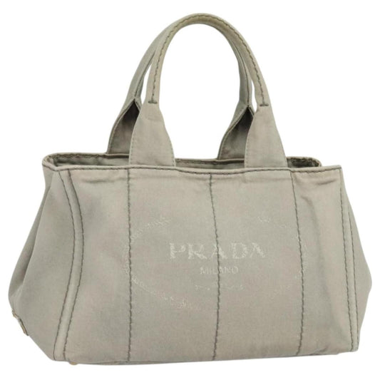Prada Canapa MM Canvas Handbag (pre-owned)