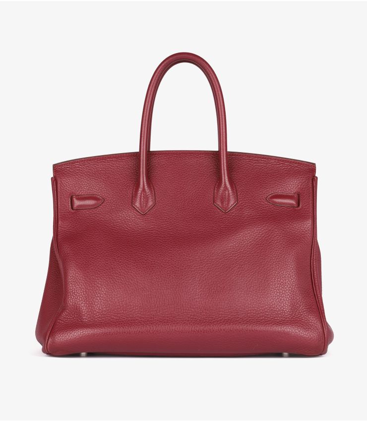 Hermès Rubis Clemence Leather Birkin 35cm Retourne