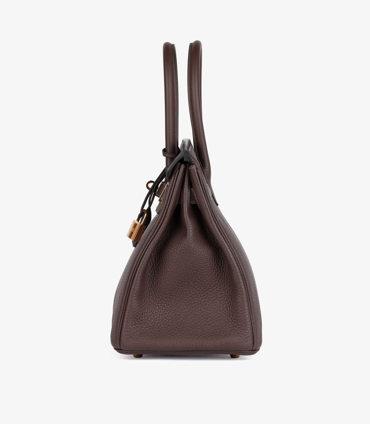 Hermès Chocolat Togo Leather Birkin 30cm Retourne