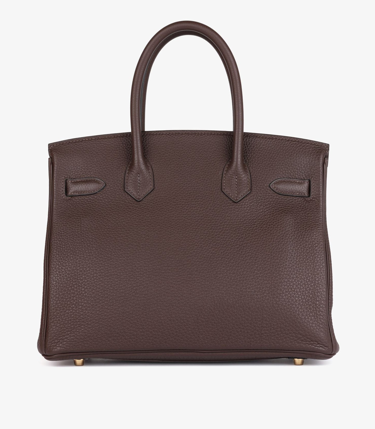 Hermès Chocolat Togo Leather Birkin 30cm Retourne