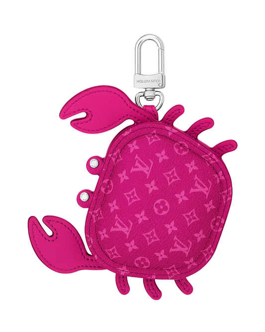 Louis Vuitton Pink Crab Bag Charm