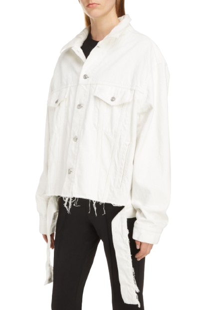 Balenciaga White Denim Jacket
