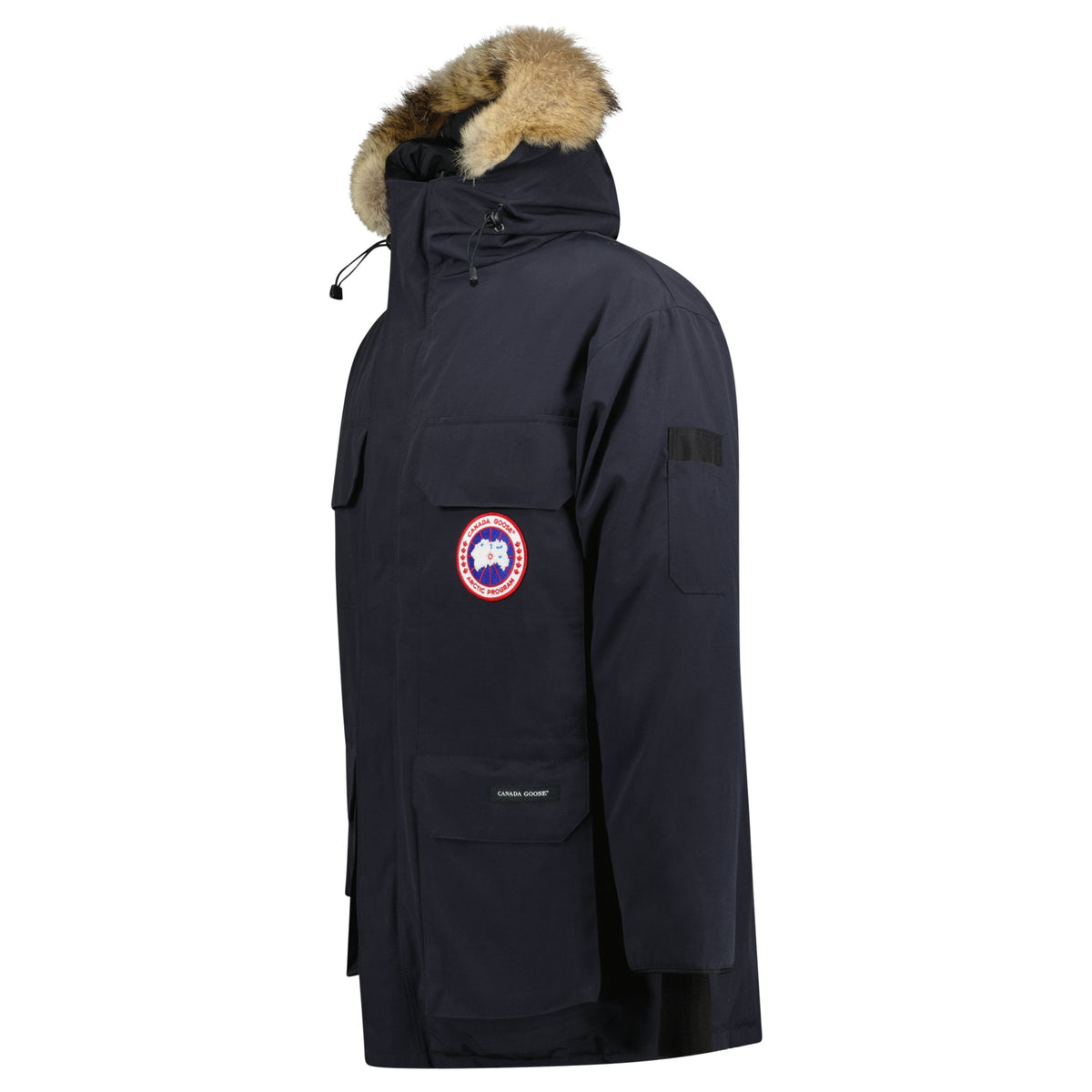 Canada Goose Navy Blue Fur Expedition Coat