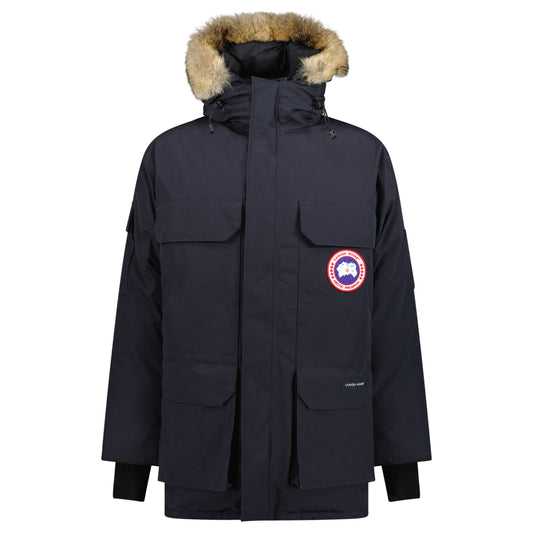 Canada Goose Navy Blue Fur Expedition Coat