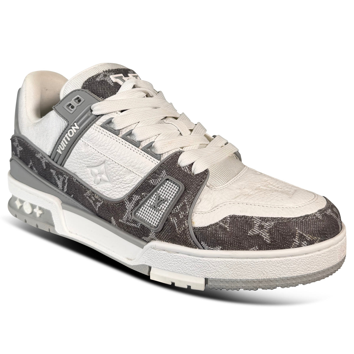 Louis Vuitton Grey Denim Trainers