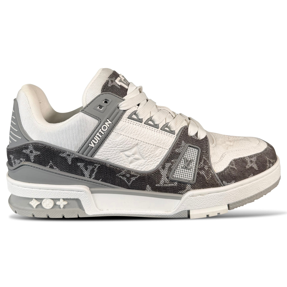 Louis Vuitton Grey Denim Trainers