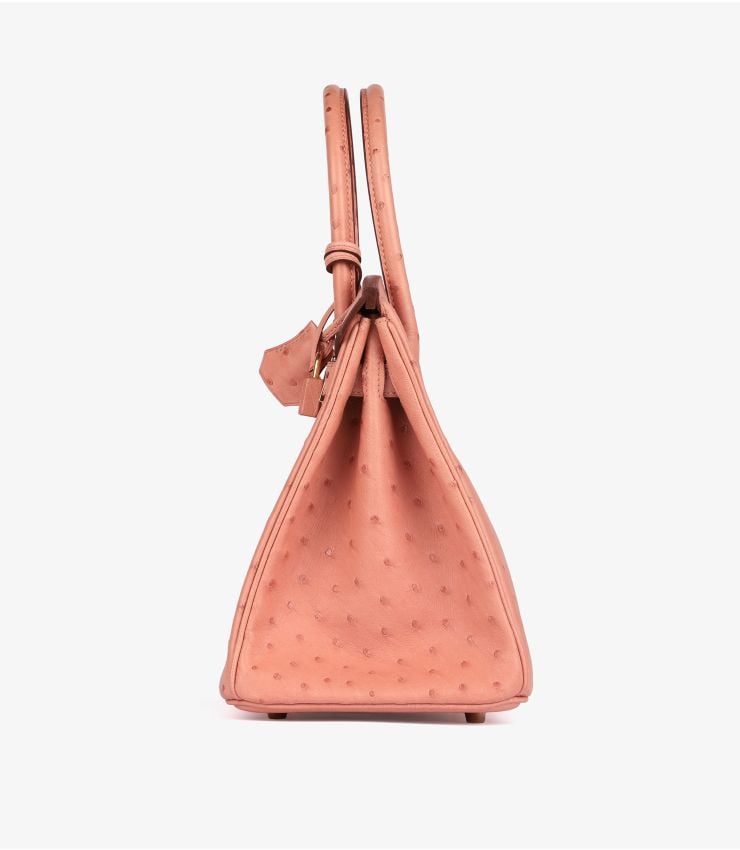 Hermès Terre Cuite Ostrich Leather Birkin 30cm