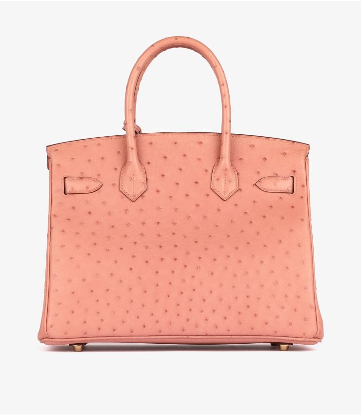 Hermès Terre Cuite Ostrich Leather Birkin 30cm