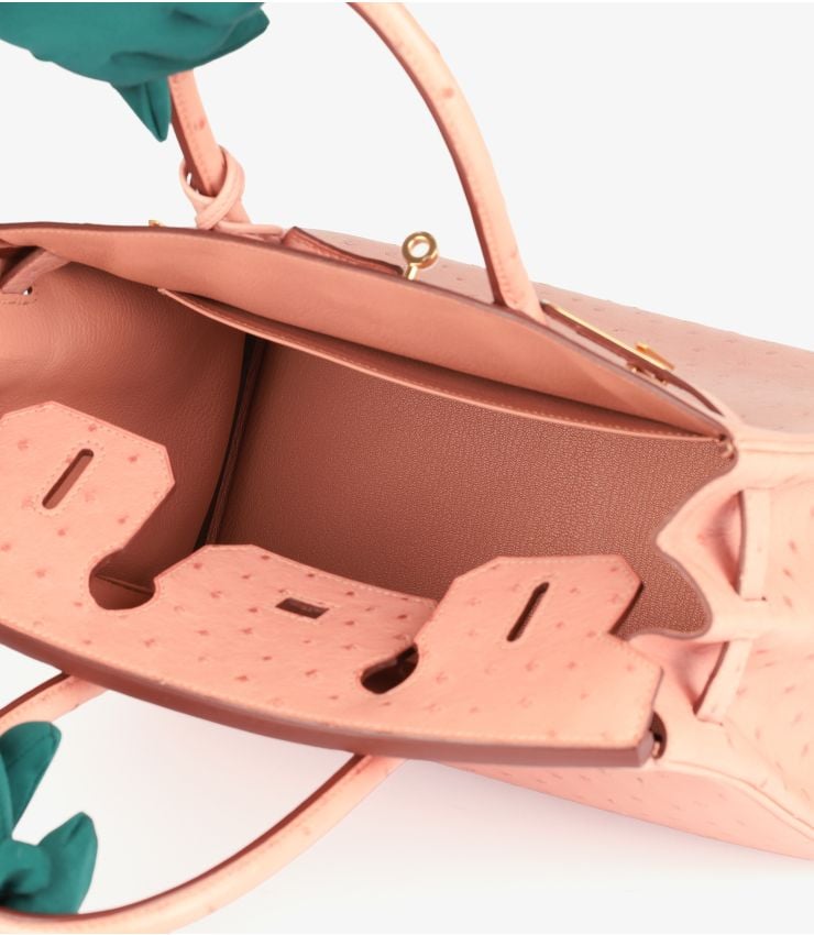 Hermès Terre Cuite Ostrich Leather Birkin 30cm
