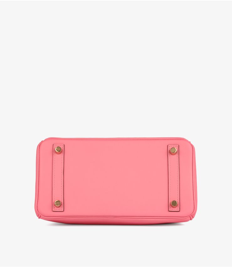 Hermès Rose Lipstick Swift Leather Birkin 25cm Retourne