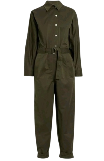 3.1 Phillip Lim Khaki Green Boiler Jumpsuit (pre-owned)