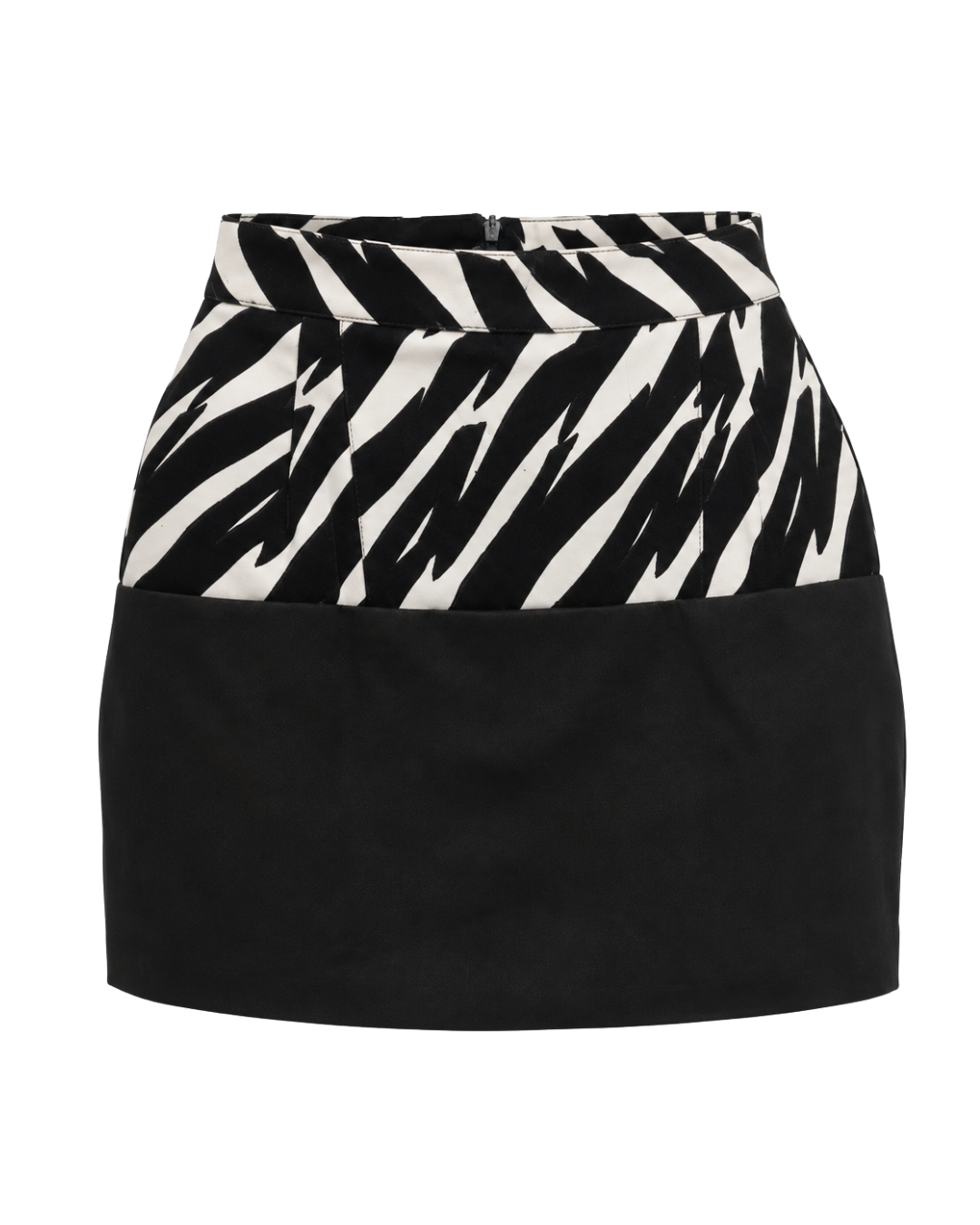 SKRT Zebra print gisella mini skirt