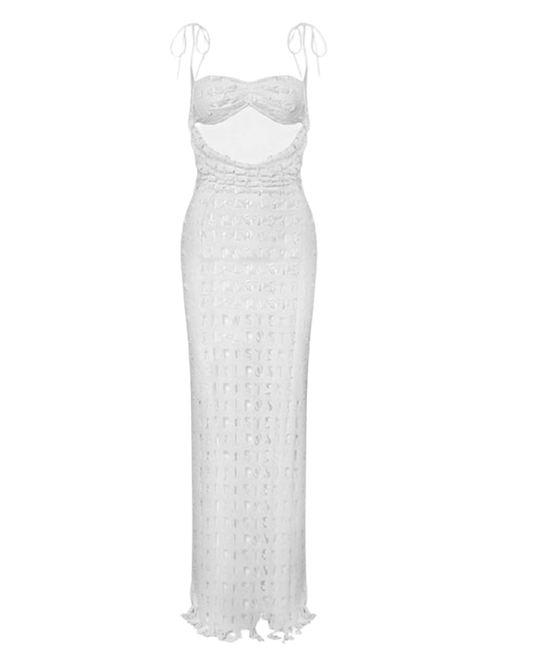 Poster Girl White Bandeau Verity Dress